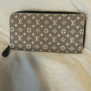 Louis Vuitton Monogram Idylle Zippy Wallet Ancre Canvas Leather M63010